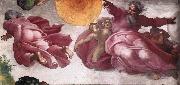 Michelangelo Buonarroti Creation of the Sun, Moon, and Plants Germany oil painting artist